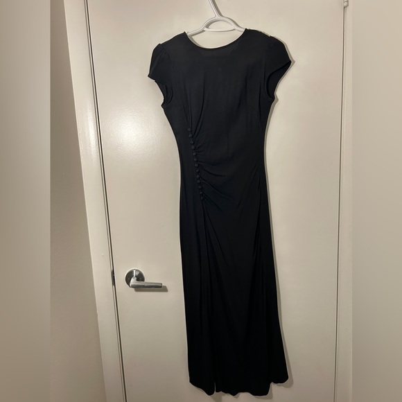 Reformation Frasier Dress in Black - Size 2 - Picture 9 of 11